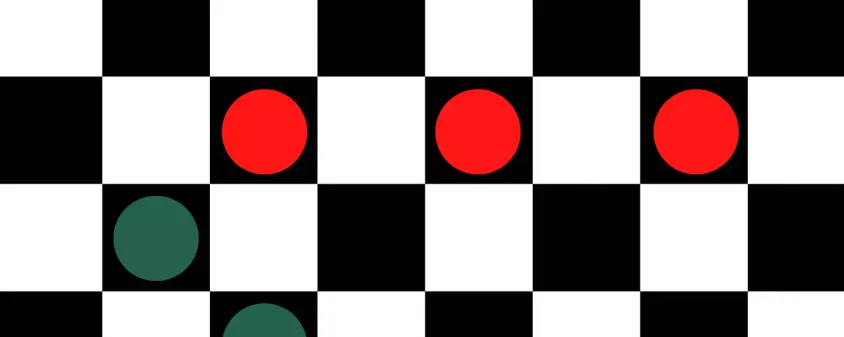 checkers gameplay example
