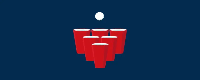Beer Pong game demonstration